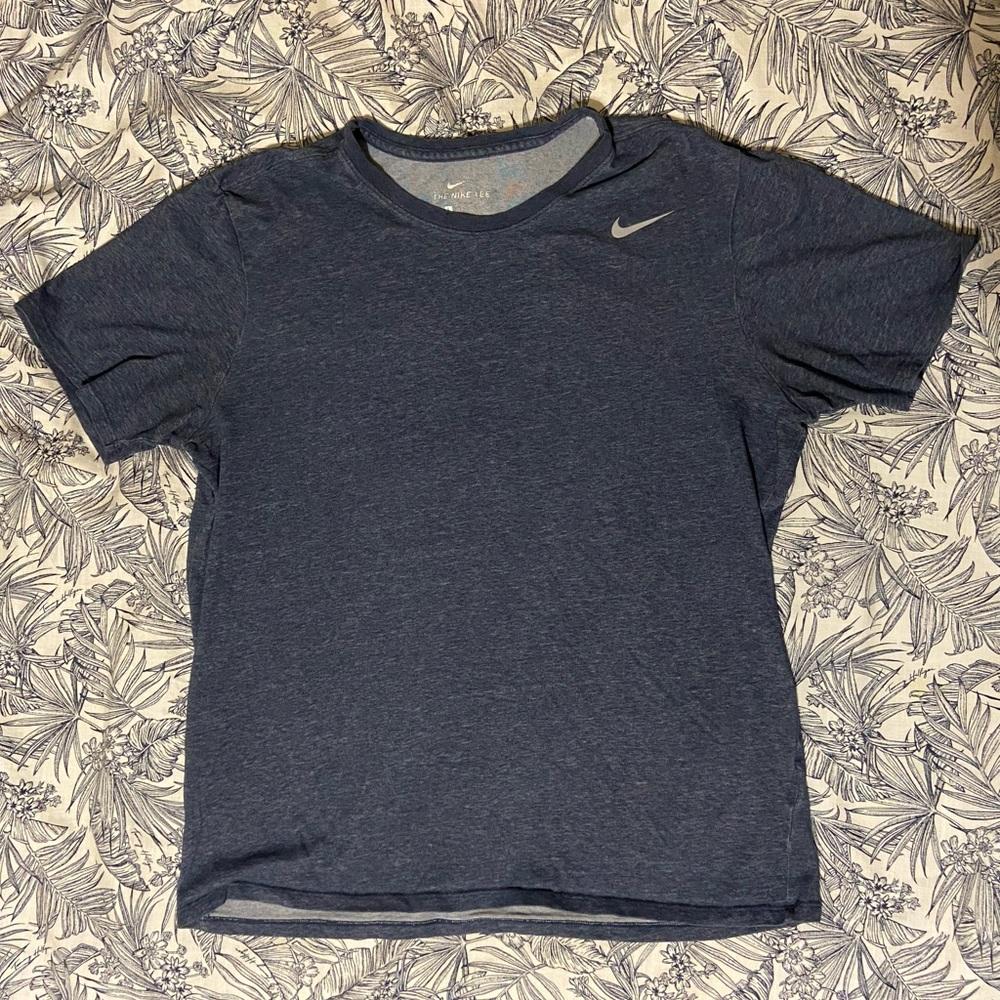 Nike Dark Blue Dri-Fit Short Sleeve Tee